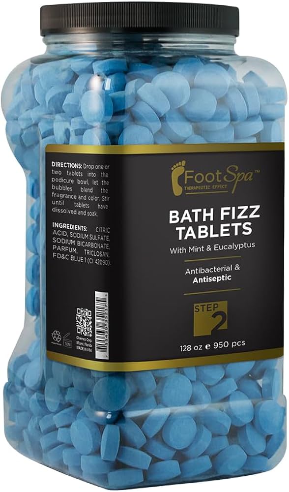 Amazon.com : FOOTSPA - Bath Fizz, Mint & Eucalyptus - Soothing